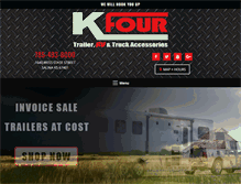Tablet Screenshot of k4trailersales.com